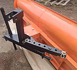 Задня снігова лопата ВТЗ-160 задньонавісний ковш 1.6м для прибирання снігу на мінітрактор, фото 9