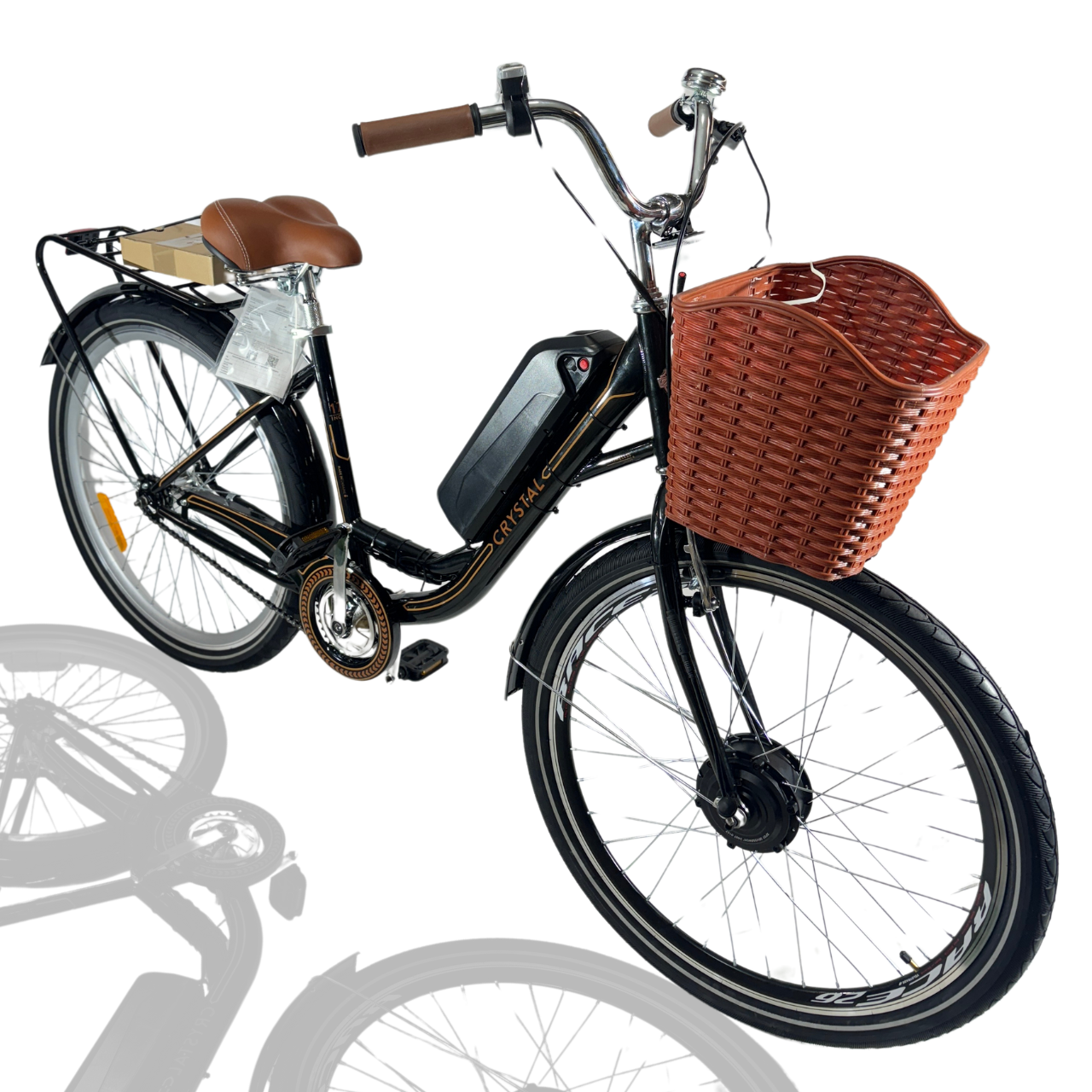 Електровелосипед E-Titan Dorozhnik 26" Crystal 36В 350Вт 10Ah MXSUS+індикаторна ручка+Pas-ассистент+круїз контроль до 35км запасу