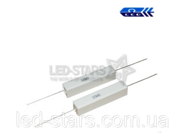 6,2 om (SQP 10W) ± 5% резистор вихідний цементний, фото 1