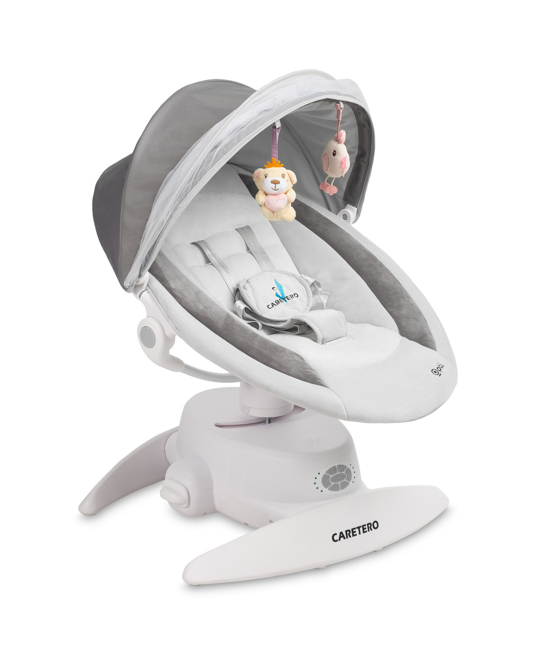 Дитячий шезлонг-гойдалка Caretero Opti Grey