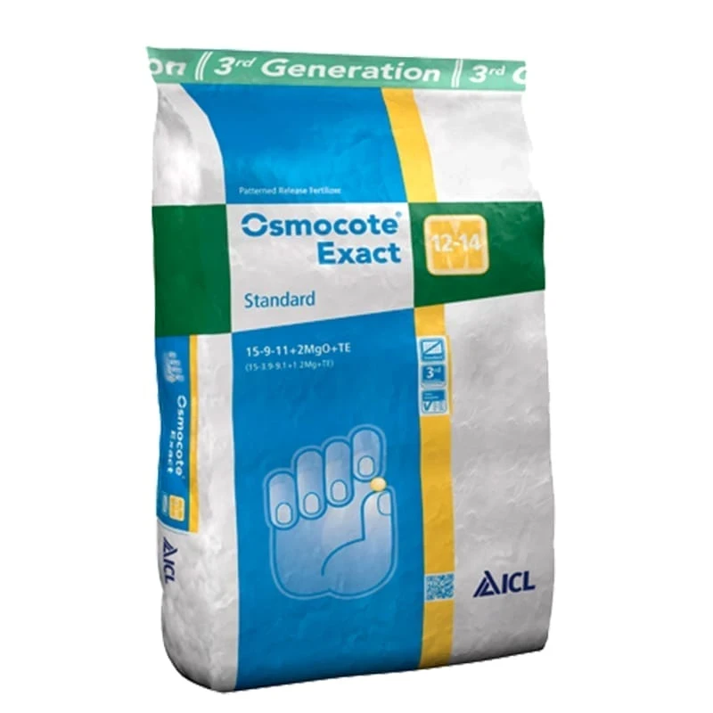 Добриво пролонгованої дії Осмокот Osmocote Standard (12-14 мес) 15+9+11+2Mg+Te, ваговий 500 грам