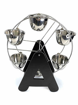 Набори соусників на 6 шт Соусник для сервірування 300 мл Соусник для ресторанів Соусники з нержавіючої сталі, фото 1