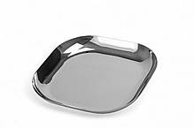 Тарілка квадратна Тарілки металеві Тарілка для подачі гарячих страв Тарілка з нержавіючої сталі, фото 5