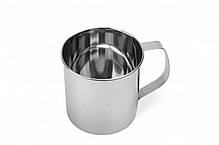 Кухоль 650 мл Гуртки з нержавіючої сталі Залізний кухоль Похідні кухлі Кружка метал Сталевий кухоль, фото 5