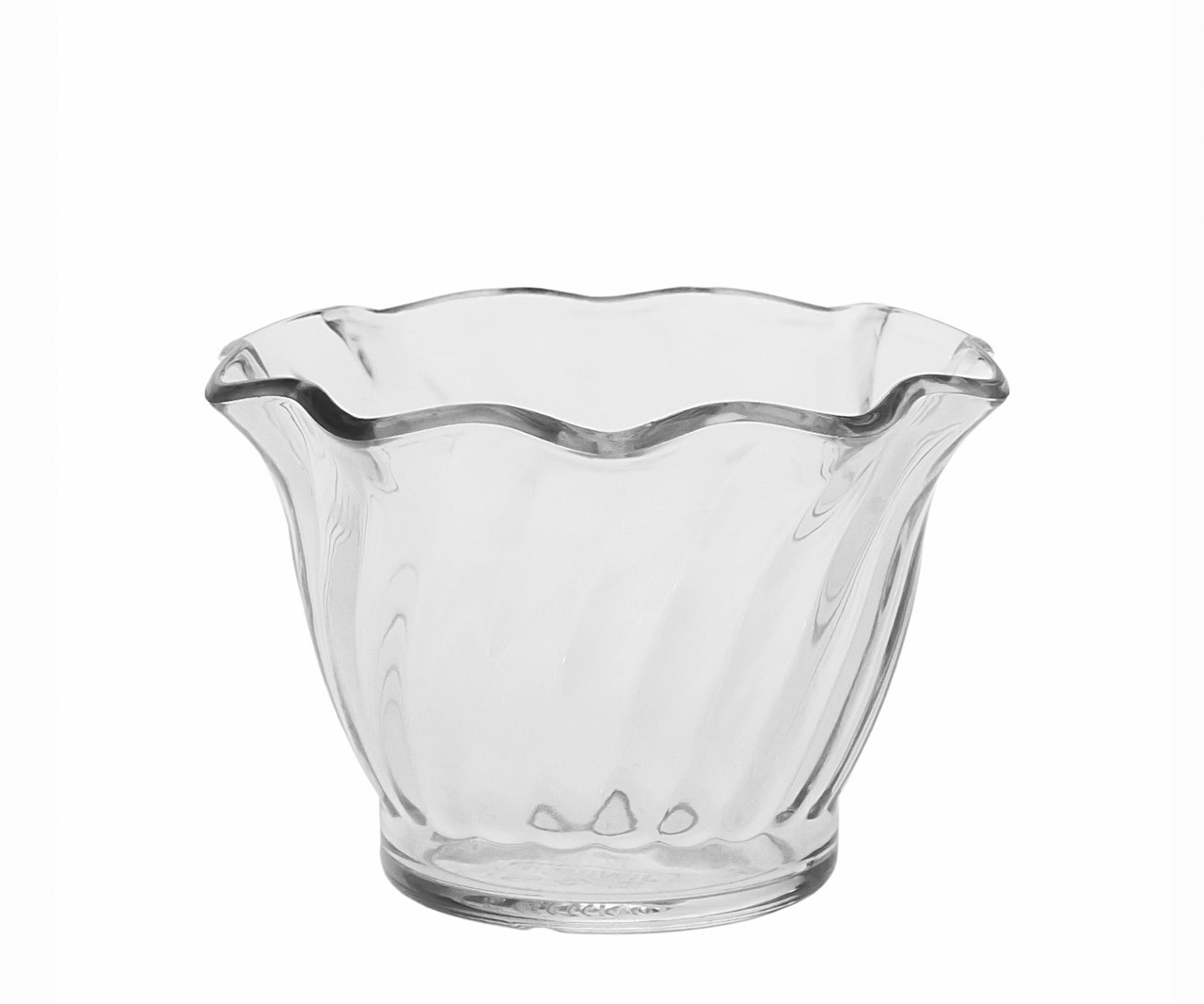 Маленькі салатники 150 мл Пластикові салатники Фігурні салатники Прозорі салатники Салатниці порційні