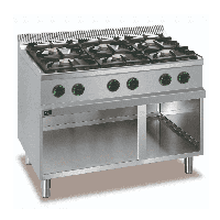 Плита Apach APRG-117P 6-ти конфорочна газова