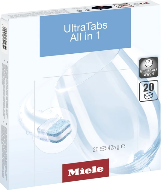 Таблетки Miele для посудомийних машин Ultra Tabs All in 1