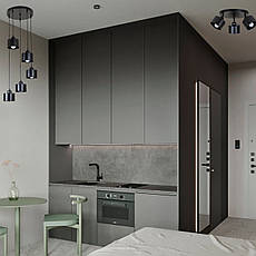 Чорна люстра у стилі лофт "Loft Light" (52-187F-5 BK (300)), фото 5