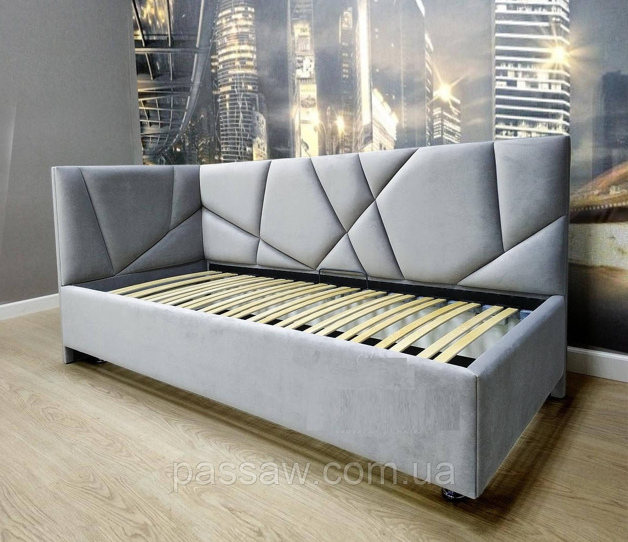 Тапчан «Сіті М» Kairos 90*200 — це практичне та зручне односпальне ліжко., фото 1