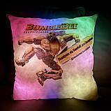 Подушка-нічник Робот Бамблбі — нічник робот Бамблбі — трансформер Бамблбі іграшка світильник, фото 4