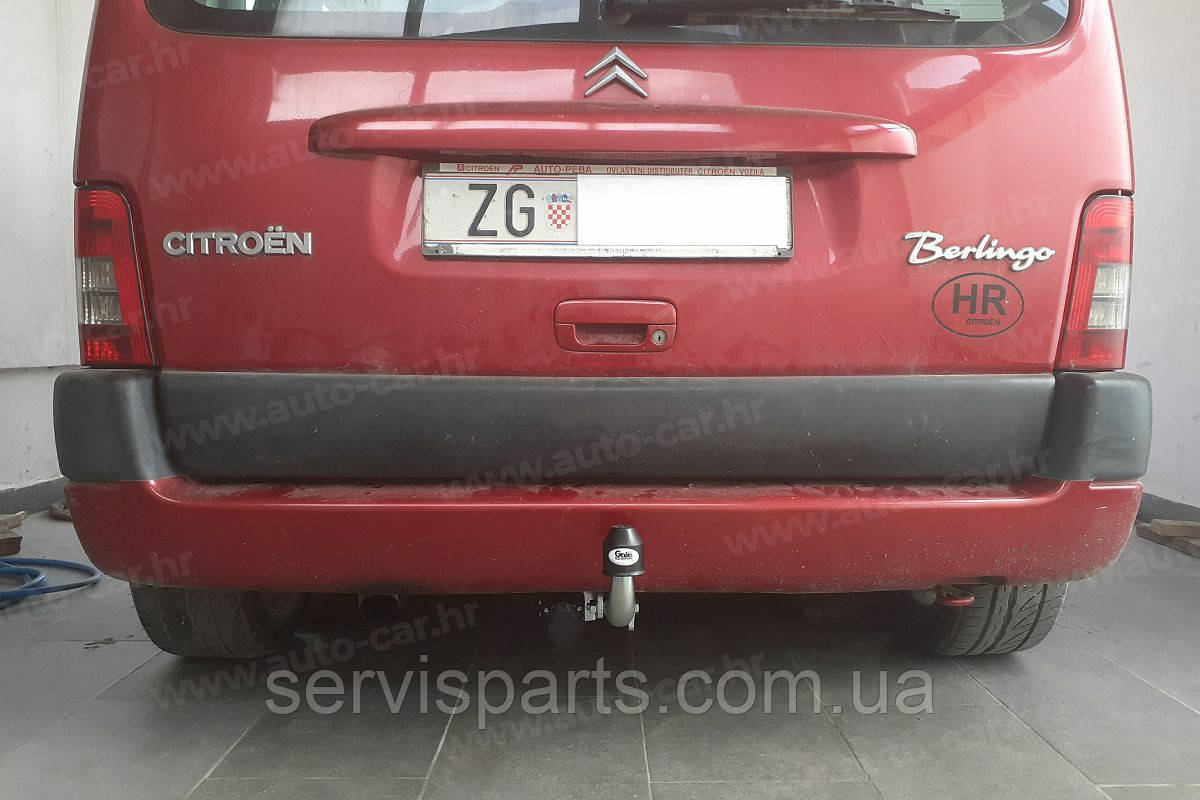 Фаркоп Citroen Berlingo 1996-2011 (Сітроен Берлінго) оцинкований