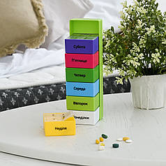 ОРГАНАЙЗЕР ДЛЯ ТАБЛЕТОК НА 7 ДНІВ