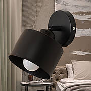 Чорне бра лофт "Black"  (52-W187F1-1 BK)