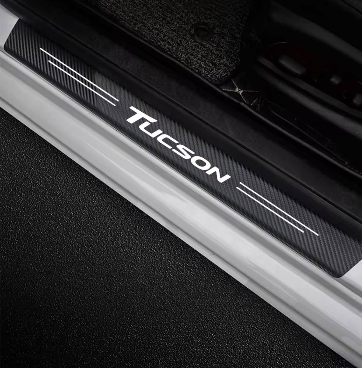 Захисні наклейки на пороги авто, Наклейки на пороги Hyundai Tucson