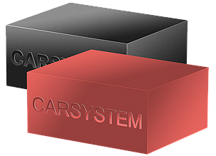 CARSYSTEM  MERCURY BLOCK  HARD  29*35mm прямокутний "софт" червоний