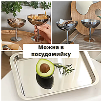 Підставка для ікри з нержавіючої сталі Набір для сервірування ікри Ікра тарілки Ікорниця, фото 2