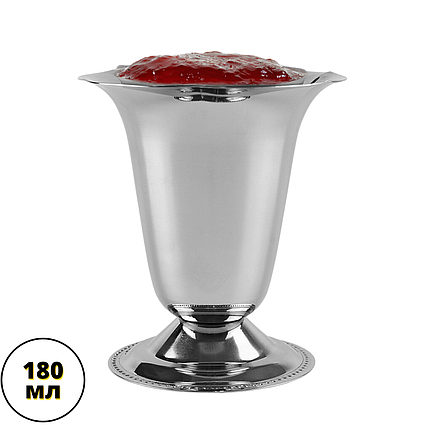 Креманка нержавіюча сталь 180мл Соусники з нержавіючої сталі Ємності для соусів з нержавіючої сталі Столовий посуд для соусу, фото 1