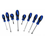 Набір викруток 8 предметів (плоські + хрест.) GEKO G32006, фото 2