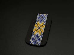 Браслет из бисера в украинском разноцветном стиле. 150х24мм / Браслет из бисера в украинском разноцветном стиле. 150х24мм