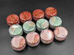 Металеві подарункові коробочки. 7.5х5см. 12шт/уп. / Металеві подарункові коробочки. 7.5х5см. 12шт/уп.