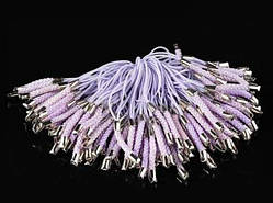 Фіолетовий Шнурок для телефону із застібкою Текстильний з карабіном 78 мм. Міцний Ремінець 100 шт/уп Фурнітура / Фіолетовий Шнурок