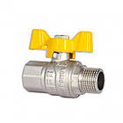 Кран кульовий SD Forte 1/2" ВН для газу (метелик) SF607G15, фото 6