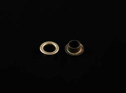 Люверси, блочки. Колір "стара латунь". 5,8x3.6x9 мм / Люверси, блочки. Колір "стара латунь". 5,8x3.6x9 мм