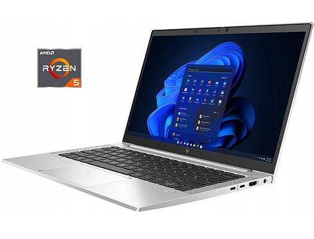 Новий ультрабук HP EliteBook 835 G8/ 13.3" 1920x1080/ Ryzen 5 Pro 5650U/ 16GB RAM/ 256GB SSD NVMe/ Radeon RX Vega 7, фото 1