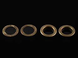 Люверси. Колір "стара латунь". 8,5 мм / Люверси. Колір "стара латунь". 8,5 мм