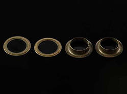 Люверси. Колір "стара латунь". 10.5 мм / Люверси. Колір "стара латунь". 10.5 мм