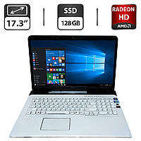 Ноутбук Б-клас Sony SVE171A11M/ 17.3" (1600x900)/ Core i3-2370M/ 8 GB RAM/ 128 GB SSD/ Radeon HD 7610M 1GB