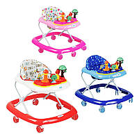 Ходунки TK - 3601 (6) 3 кольори, “Joy“, пісні УКРАЇНСЬКОЇ та АНГЛІЙСЬКОЇ, підсвічування