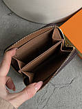 Гаманець Louis Vuitton жіночий коричневий класичний Луї віттон міні, фото 3