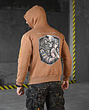 Худі Койот Кофта польова на флісі з Принтом Центр всесвіту CELEO ВТ7580 ТМ, фото 6