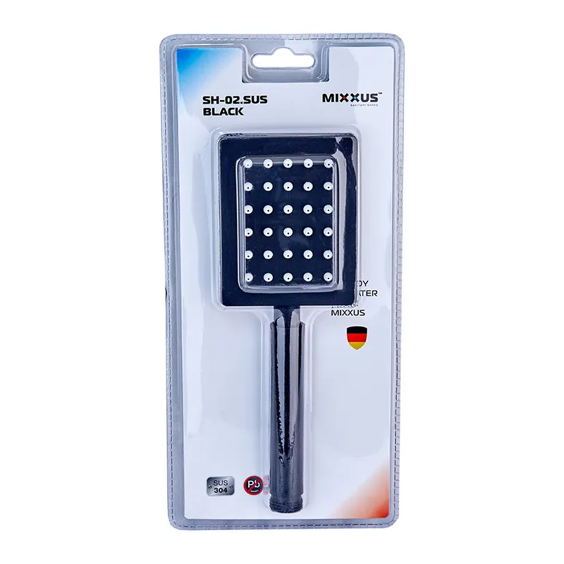Лійка для душу Mixxus SH-02.SUS Black (MI6120), фото 1
