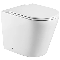 Унітаз підлоговий безбачковий MIXXUS PREMIUM BEVEL-0701-T1 580х365х430mm, система змивання TORNADO 1.0