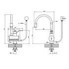 Проточний водонагрівач Kroner KRM Volt — CW091 з дисплеєм, фото 2