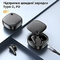 Бездротові навушники Choetech BH-T17 Black TWS, Bluetooth 5.4, ANC+ENC (43-00136), фото 7