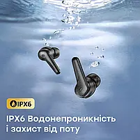 Бездротові навушники Choetech BH-T17 Black TWS, Bluetooth 5.4, ANC+ENC (43-00136), фото 11