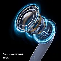 Бездротові навушники Choetech BH-T60 White TWS, Bluetooth 5.3, ANC+ENC, LED-дисплей (43-00135), фото 7