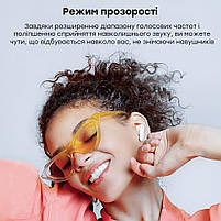 Бездротові навушники Choetech BH-T60 White TWS, Bluetooth 5.3, ANC+ENC, LED-дисплей (43-00135), фото 8
