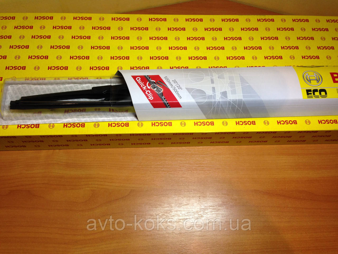 Щітки склоочисника ECO-V3 (2х500 мм) BOSCH 3 397 005 161.
