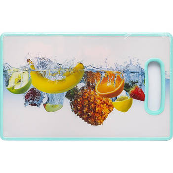 Прямокутна обробна дошка "Фрукти" 37*23*1 см X3-84 в упаковці 2 шт.