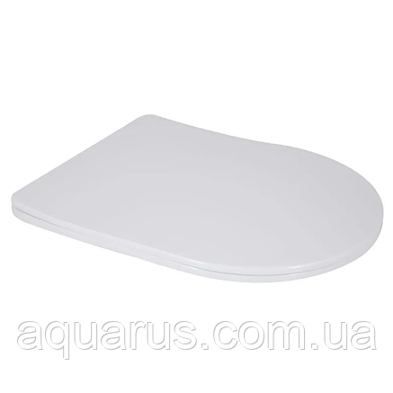 Сидіння-кришка для унітазу Mixxus SEAT COVER BEVEL-2004 560х363х30mm, з мікроліфтом (MI6730), фото 1
