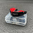 Капа OPRO Silver доросла (вік 11+) Black/Red (art.102502001), фото 8