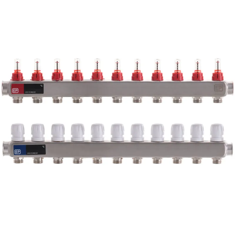 Колекторний блок з розxодомірами Europroduct EP.S1110-11 1" x 11 (EP4987)