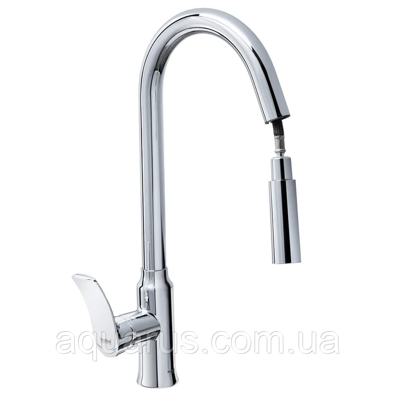 Змішувач для кухні Haiba Bolero 014 з висувною лійкою (HB9591)