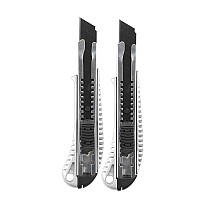 Ніж шпалерний, 18 мм, 2 шт., ALU TPR, DIY-KN1812