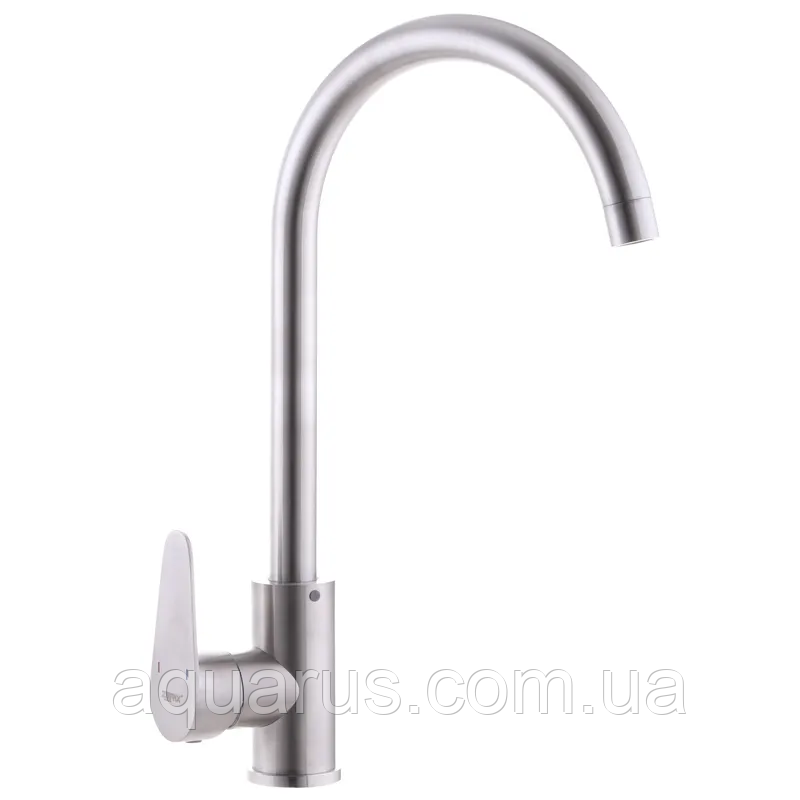 Змішувач для кухні з нерж. сталі ZERIX FOX-011 (ZX3109)