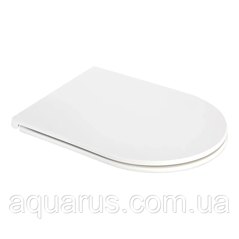 Сидіння-кришка для унітазу Mixxus Premium SEAT COVER ELLIPSE-TOPPER-2001 з мікроліфтом 428х363х43mm (MP6611), фото 1